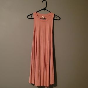 Salmon Colored Pocket Dress